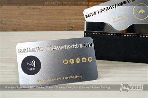 black metal nfc card|scannable metal business card.